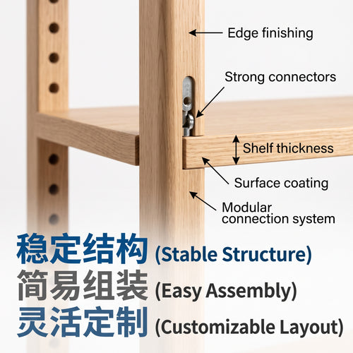 GridForm Modular Shelf – Contemporary Open Storage System for Flexible Home Organization