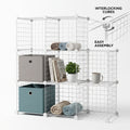 GridForm Modular Shelf – Contemporary Open Storage System for Flexible Home Organization